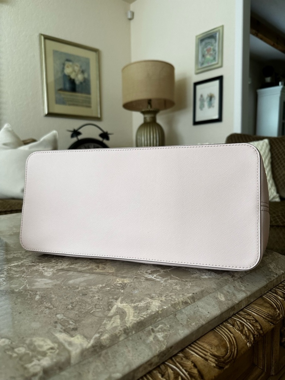 Michael Kors Blush Leather Tote with Gold Hardware NWT - Picture 5 of 5